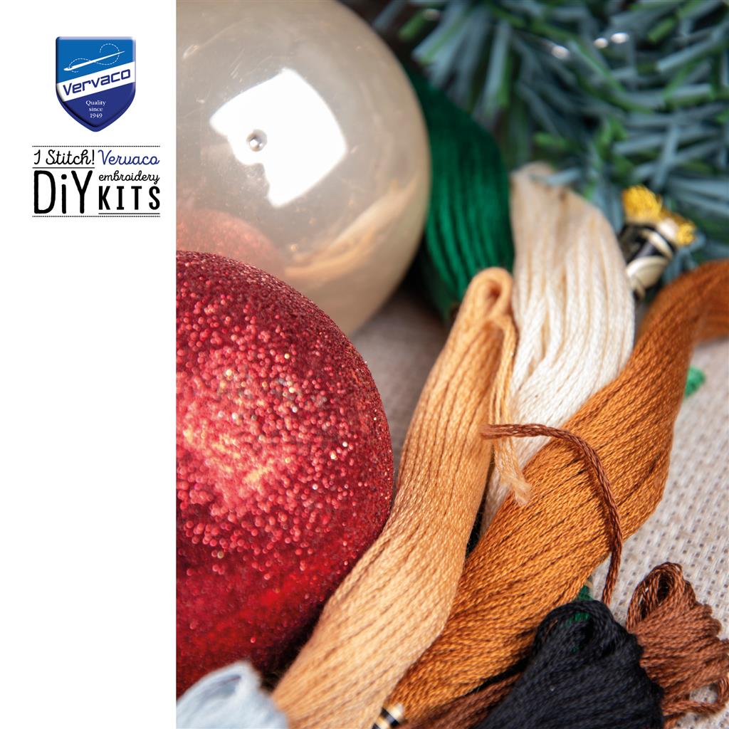 Kit de broderie au point de croix compté SSA 2025/3 - Édition Avent