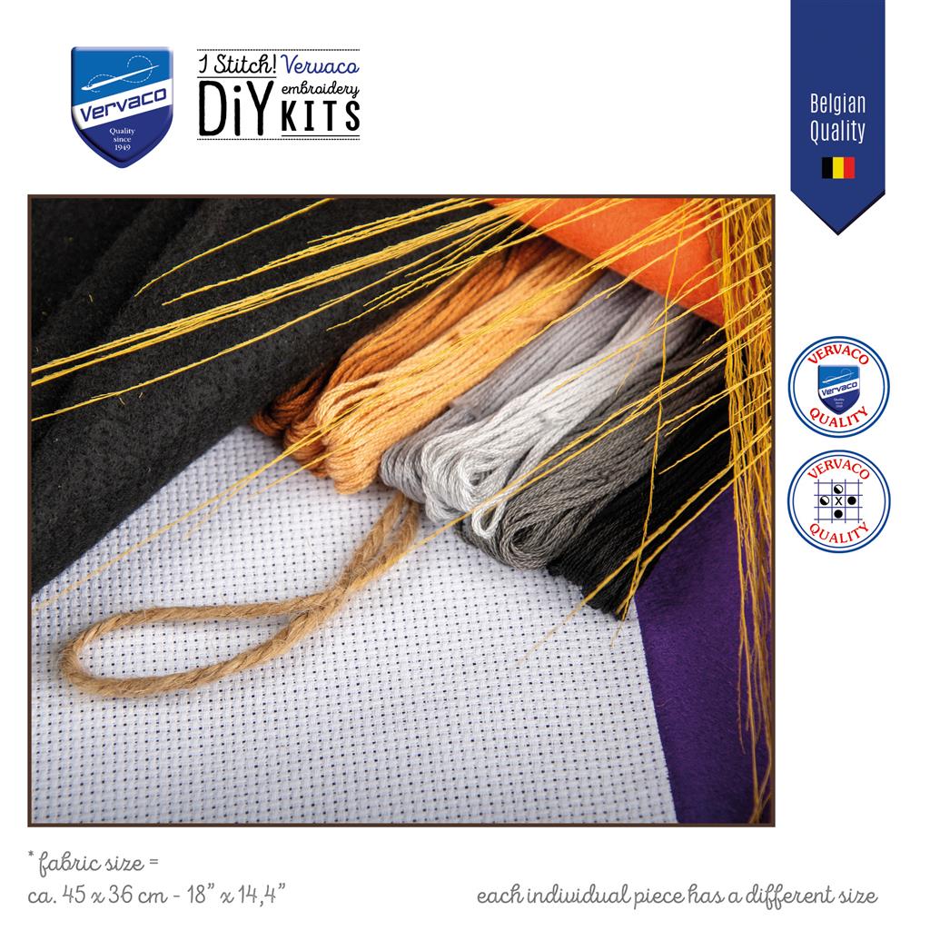 Kit de Broderie Point de Croix - Kit à Compter SSA 2026/4 - Édition Halloween