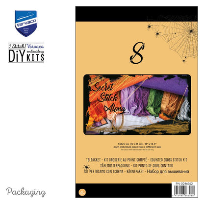 Kit de Broderie Point de Croix - Kit à Compter SSA 2026/4 - Édition Halloween