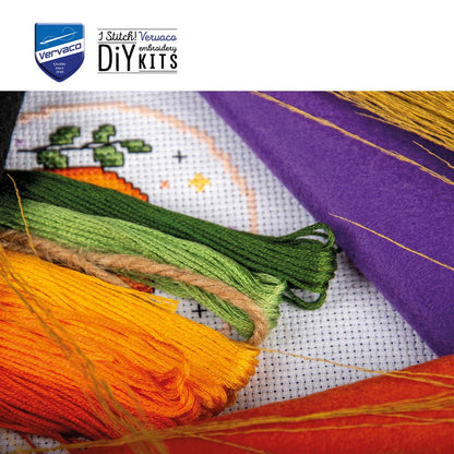 Kit de Broderie Point de Croix - Kit à Compter SSA 2026/4 - Édition Halloween