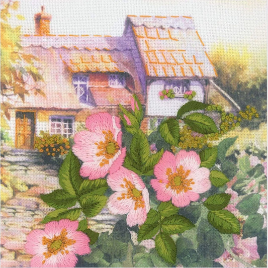 Embroidery kit - Rose Hip In The Garden