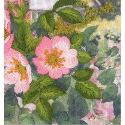 Embroidery kit - Rose Hip In The Garden