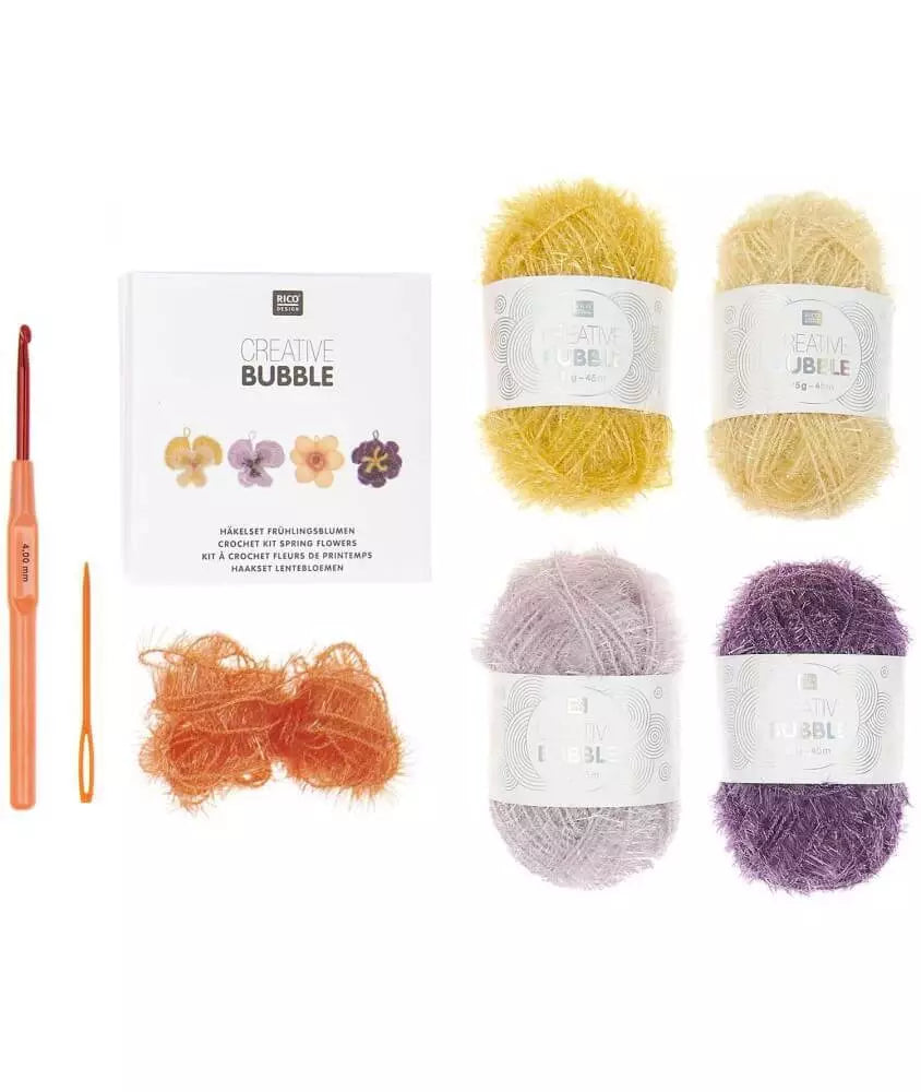 DIY Crochet Kit - Sponges "Spring Flowers" (Creative Bubble)