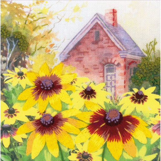 Embroidery Kit - Rudbeckia In The Garden