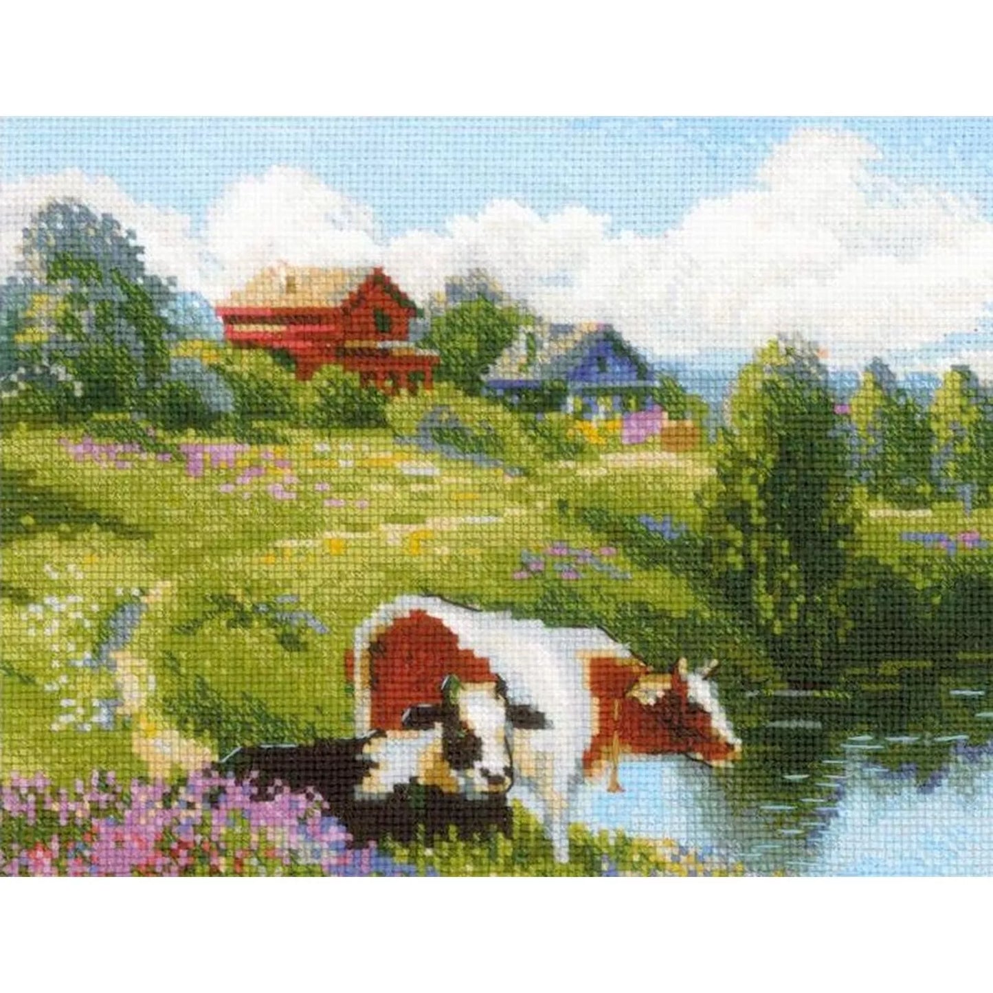 Embroidery kit - By The River