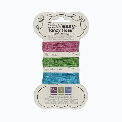 Sew Easy Fancy Floss Glitter - Tertiary