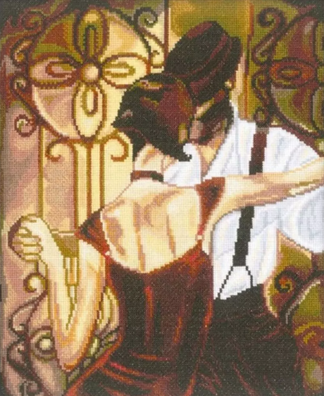 Embroidery kit - The Dancers II