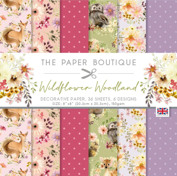 Paper set - Wildflower Woodland 20.3 x 20.3 cm
