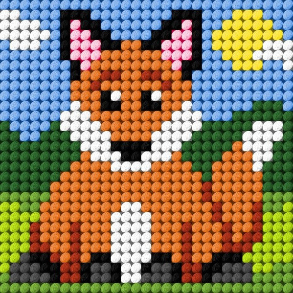 Borduurpakket Voor Kinderen - Vos SA9645