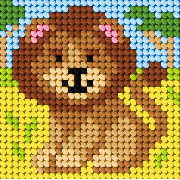 Borduurpakket Voor Kinderen - Leeuw SA9650