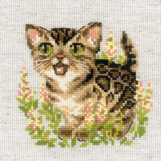 Kit de broderie - Chaton Bengal 2119