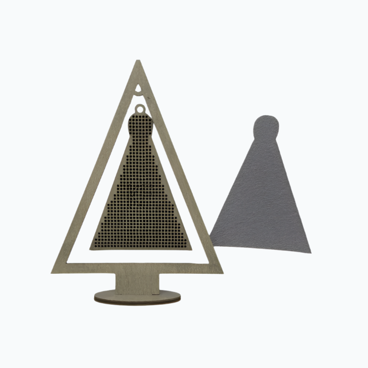 Embroidery kit Christmas tree - Penguin