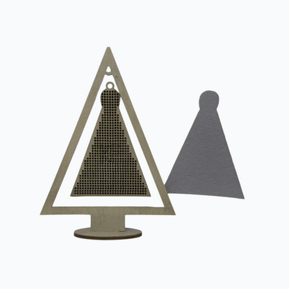 Embroidery kit Christmas tree - Penguin