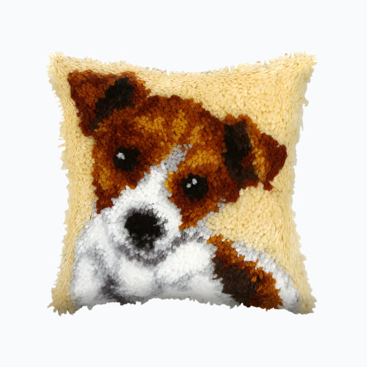 Button Package Cushion - Dog SA4002