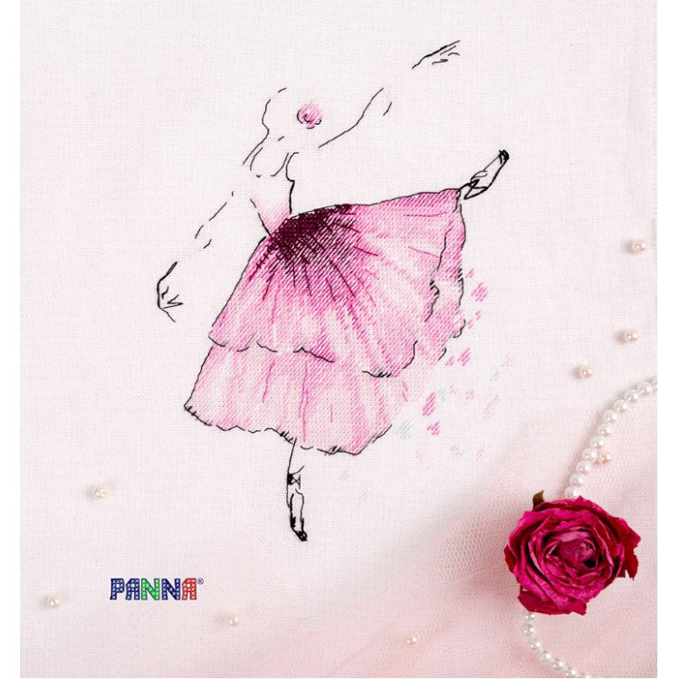 Embroidery kit - Ballerina, Anemone