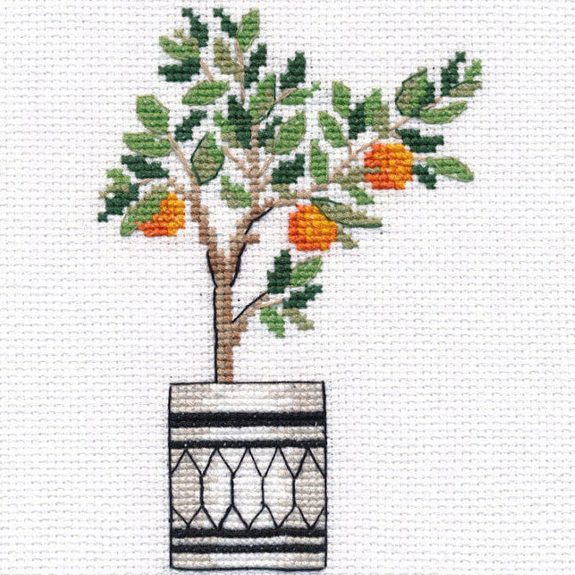 Kruissteek Borduurpakket - Orange Tree S1487