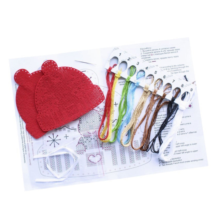 Embroidery Kit Christmas Tree Ornament - Hello From The North ST-1012