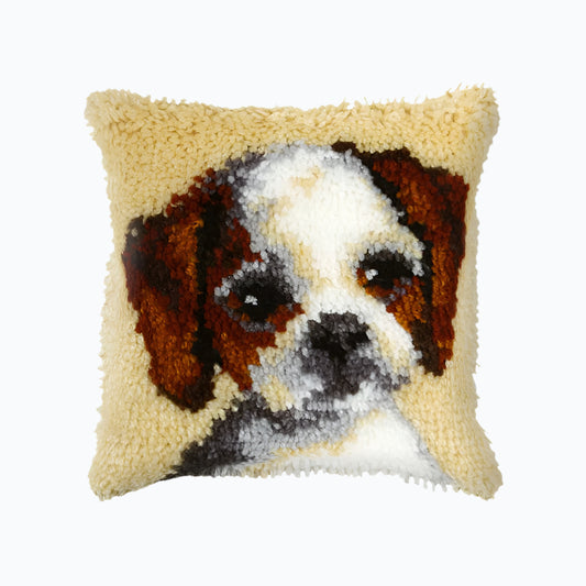 Button Package Cushion - Dog SA4019