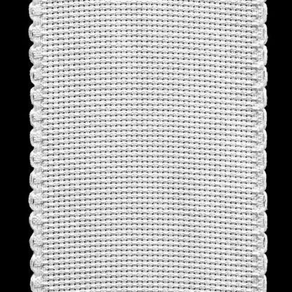 Embroidery ribbon Aida 14 ct - 3/5/7 cm - White