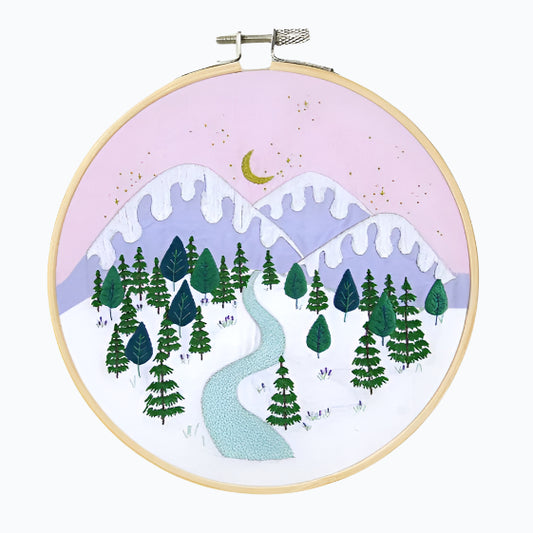 Embroidery kit - Winter Landscape