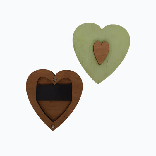 Magneet Naalddoosje - Green Heart